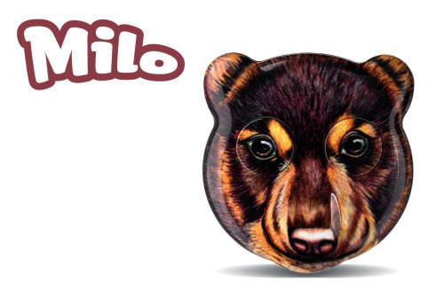 AN2/BEAR/MILO - dvoukanálový dálkový ovladač ROGER ZOOLOCK